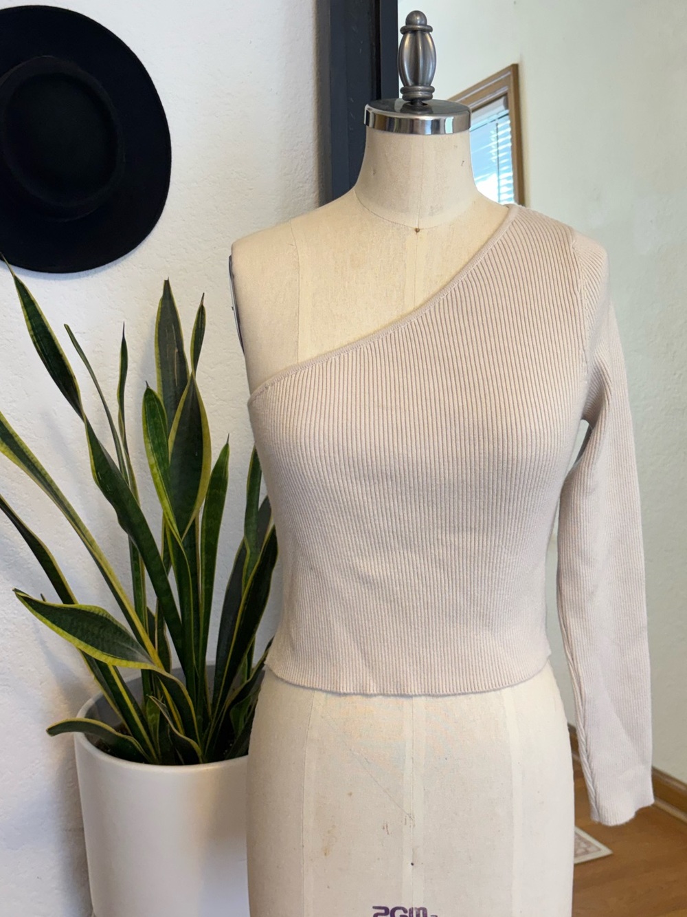 Anthropologie one shoulder top